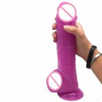 2020 New Female Large Dildos Simulation Penis JJ Manual Suction Cup Masturbation Device 6cm Super Thick Dildos Sex Toys C3-1-191