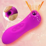 Sucking Nipple Vibrators 8 Speeds G spot Clit Stimulation  Female Silicone Sucker dildo Erotic Licking Sex Adult For Women