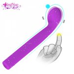 Sex toys for Woman Soft Powerful Waterproof G spot Vibrator  Silicone Rechargeable Clitoris Stimulator Massage Toys for Adults