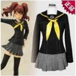 Anime Persona 4 Costume Rise Kujikawa woman girl schoo luniform Cosplay Halloween party Costumes Maid Fashion sexy dress Cosplay