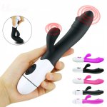 Dildo Rabbit Vibrators for Women Waterproof Vagina Clitoris Massage Sex Toys Dual Motor Vibrator Toys for Adults