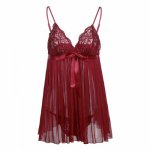 Lace Plus Size Negligee Women's Erotic Lingerie Baby Dolls Sexy Lingerie Babydoll Dress Sleepwear Erotic Costumes Lingerie Sexy