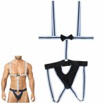 Sexy Men's Erotic Jumpsuit Sex Bodysuit Teddies Underwear One-Piece Bodysuits Male Exotic Costume Gay Lingerie Apparel