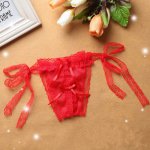 Bige Plus Size Ties Women Sexy Split G String Thong Micro Panties Shorts tangas Lingerie Underwears Underpants New Styles 2018