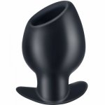 Ass Goblet Silicone Hollow Anal Plug Gay Sex Toys Speculum Prostate Massager Huge Butt Plug Anus Dilator For Couples