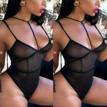 Sexy Hot Women Lace Body Suit One Piece V-neck Lingerie Erotic Teddies Bodysuit Plus Size Porno Costume Intimates