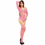 Black/Pink Erotic Transparent Women's Tights Sexy Lingerie Hollow Out Nylon Plus Size Fishnet Stockings