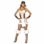 Sexy Cosplay Pirate Uniform Indian Indigenous Indian Girl Role-Playing Witch Halloween Clothing Stage Performance Clothing