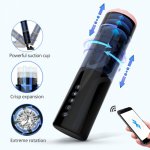 Masturbation Cup Vagina Real Pussy Automatic Telescopic Rotation Oral Blowjob Vaginal Sex Machine For Men Adult Sex Toy For Men