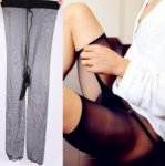 Sexy Male five/nine points high Stockings Men's Ultra Thin Sheer Pantyhose Men Nylons Tights Hosiery Underwear Lingerie