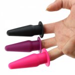 Mini Finger Anal Plug Small Butt Plug Tiny Anal Stimulator Anal Sex Toys for Women Adult Sex Toy Adult Game