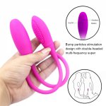 Double Egg Head Motor Clitoris Stimulator For Couple Powerful G Spot Vibrator Vibrating Vagina Intimate Goods Sex Toys For Adult