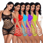 Sexy Lingerie Hot Transparent Erotic Underwear Plus Size Sex Costumes Elasticity Mesh Baby Doll Dress Full Body Pantyhose Skirt