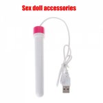Sex Dolls Accessories USB Charging Heating Rods Heater for Men Women Masturbators USB Hole Aircraft Cup Fake Pussy Warmer Stick