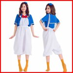 Hot Sale! Sexy Sailor Costume Halloween Adult Women Sexy Sea Navy Cosplay Uniform  Sailor Costume Overalls Cosplay For Women