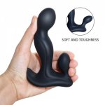 7 Modes Male Prostate Massager Vibrator Sex Toys For Men Wireless Remote G-Spot Stimulate Strapon Dildo Vibrator Butt Plug Anal