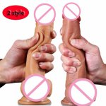 7/8 Inch Huge Realistic Dildo Silicone Penis with Suction Cup for Women Masturbation Lesbain Sex Toy Strapon Dildo for Women