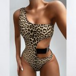 Misswim Sexy one shoulder bikini 2019 Black one piece swimsuit female Plus size swimwear women Cut out one-piece suits Beachwear