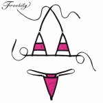 Multi Color See Through Mini Micro Bikini Bathing suit Women's Extreme Hot Sexy Erotic Lingerie Underwear Set Nightwear Costumes