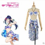 New Clothes LoveLive Sunshine Matsuura kan Summer Sexy and Cute Bikini Cosplay Costume Hot Sale Highly Reductive Free Shipping D