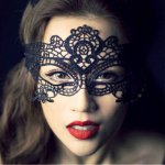 Cosplay Party Sexy Costumes Lingerie Women Ladies Hollow Out Lace Party Nightclub Eye Mask Lace Mask Female Halloween Props