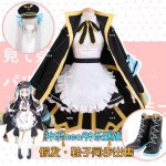 Anime! Youtuber Project Paryi Kagura Mea Lolita Maid Dress Lovely Sexy Uniform Cosplay Costume For Women New Free Shipping