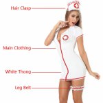 Meihuida Nurse Cosplay Uniform Costume Complete Outfit Sexy lingerie Nurse Female Erotic Sex Cosplay Costume Sets