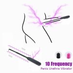 BDSM Silicone Urethral vibrator Stimulator Dilator Penis Plugs Pump  Sounds Urethra Sex Toys For Men Masturbator Adult Sex Toys