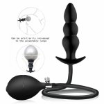 Expandable Anal Plugs Anal Plug Sex Toys Vestibular Inflatable Anal Dilator Masturbator Sex Toy for Male and Female Anal Plugs