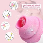 Sex Toys for Woman Cute Tongue Licking Vibrator 7 Modes Nipple Massager Clitoris Stimulator Female Masturbator waterproof
