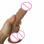 Big Lifelike Silicone Dildo Realistic Suction Cup Dildo Male Artificial Rubber Penis Female Dick Adult Sex Toys For Women Dildo