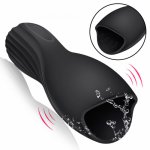 10 Modes Penis Delay Trainer Male Masturbator Vibrator Automatic Oral Climax Sex Glans Stimulate Massager Sex Toys For Men