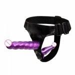 Lesbian Strapon Harness Double Dildo Soft Silicone Strap on Cock Realistic Penis Adult Sex Toys for Woman Sex Products Shop