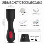 9 Ejaculation Penis Head Vibrator Rechargeable Masturbator Sex Toys Waterproof Testis Clitoris Nipple Stimulator For Couples Man