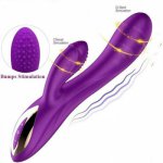 10 Speed Rabbit Vibrator G Spot Dildo Vibrator Silicone Waterproof Clitoris Stimulator Vagina Massager Sex Adult Toys for Women