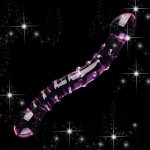 Adult Sex Toys Purple Double Head Dildo Crystal Glass Penis Sex Product Anal Butt Plug Massage Female Masturbation