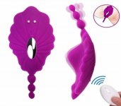 Mini Vibrator Sex Toys for Woman Clit Sucker Powerful Vibrator Clitoris Wireless Remote Vibrator Butterfly Vibrating Panties