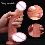 Lifelike Silicone Big Dildo Realistic Suction Cup Dildo Male Artificial Rubber Penis Female Dick Adult Sex Toys For Women Dildo.