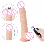 Realistic Dildo Vibrator Flexible Soft Artificial Penis G Spot Vagina Vibrator Masturbator Sex Toy For Women With Suction Cup