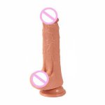 Dildo Adult Masturbation Dildo Oversized Suction Cup Realistic Stimulation Silicone Safe Non-toxic Waterproof Easy to Wash 20cm