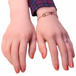 NewSilicone Realistic Female Hands ,Love Sex Doll Real Skin,Mannequin Hands Ring ,Display Sexy Woman Hands,Male Masturbator Toys