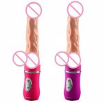 Female telescopic simulation penis full automatic masturbation heating vibrator секс игрушки вибратор секс sex toys for woman