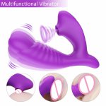 G Spot Dildo Vibrator Clitoral Sucking with 10 Powerful Modes Clit Sucker Rechargeable Clitoris Stimulator Sex Toys Women New