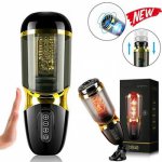 Vibrations Automatic Piston Rotating Sucking Male Masturbator Cup Artificial Vagina Real Pussy Sex Toys for Men Male Masturbator