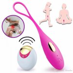 Vibrating Egg Ball Vibrators for Women 10-mode Vibrations Powerful Wireless Remote Control Jump Eggs G Spot Wand Massager Sex