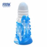 Faak, FAAK Big silicone butt plug colorful anal dildo anus massage little pumps  stimulate adult sex products sex toys for women man