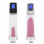 Penis Pump with USB Rechargeable,LED Automatic Penis Enlarger Male Enhancement , Electric pro extender Penis Enlargement Q181