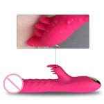 vibrator sex toys for woman Silicone Dildo vibrator USB 10 Frequency Vibrator G-point Waterproof Massage Toys Adult Sex Toy W506