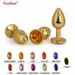 40mmx90mm Unisex Anal Toy For Sexual Love Pleasure Stainless Steel with Crystal Jewelry Anal Butt Plug Anal Sex Toys for Women