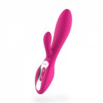 G-spot Vibrator silica gel Adult Sex Toy Vibration Multispeed USB 2*9 Frequency Vibrator G-point Waterproof Massage Toys W403